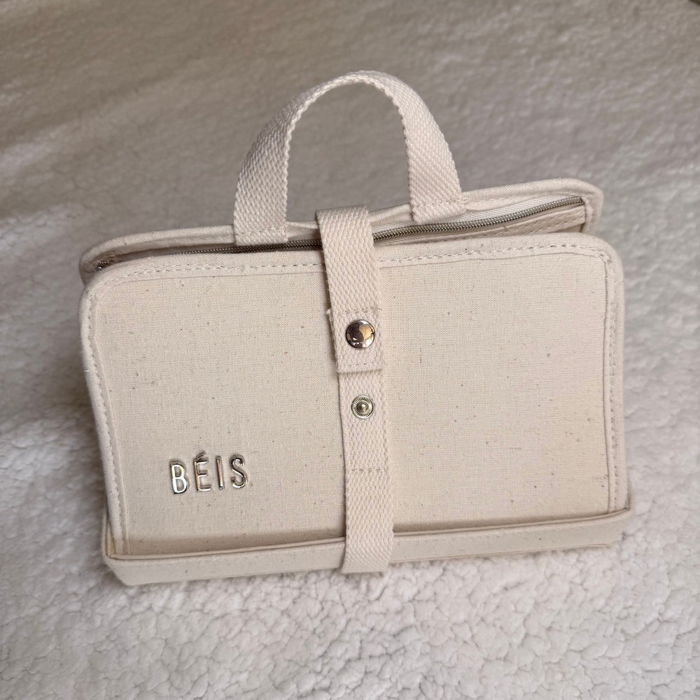 NWOT BEIS Dope Kit Travel Organizer in Beige - Picture 1 of 8
